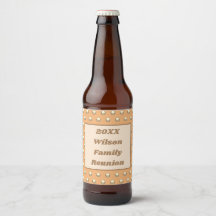 Patrón de puntos de polka dorado y de arena famili