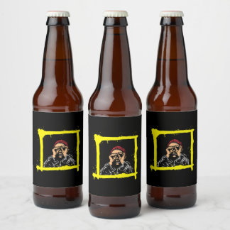 Etiqueta Para Botella De Cerveza Peeker Creative