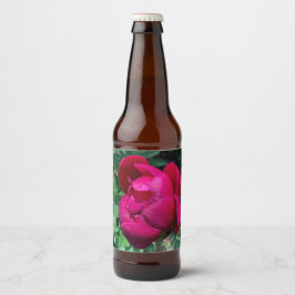 Etiqueta Para Botella De Cerveza Peony