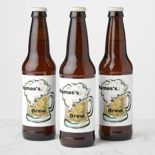 Etiqueta Para Botella De Cerveza Personalizado