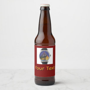 Etiqueta Para Botella De Cerveza Personalizar Botella De Cerveza De Reloj De Pulser