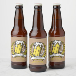Etiqueta Para Botella De Cerveza Personalizar etiqueta de cerveza profesional vinta
