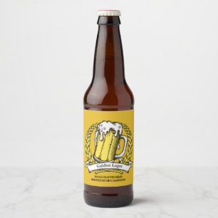 Etiqueta Para Botella De Cerveza Personalizar Vintage Sketch Beer Profesional Beer 