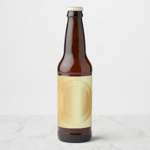 Etiqueta Para Botella De Cerveza Plantilla en blanco con aspecto dorado elegante pe