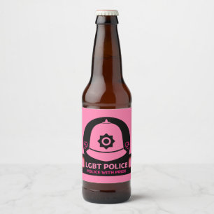 Etiqueta Para Botella De Cerveza Policía del Orgullo Gay LGBT+