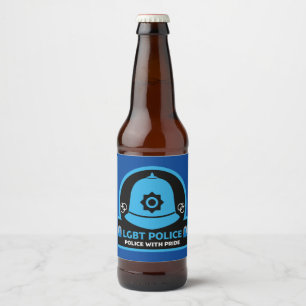Etiqueta Para Botella De Cerveza Policía del Orgullo Gay LGBT+