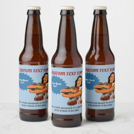 Etiqueta Para Botella De Cerveza Por Supuesto Que Puedo Ser Una Etiqueta De Botella