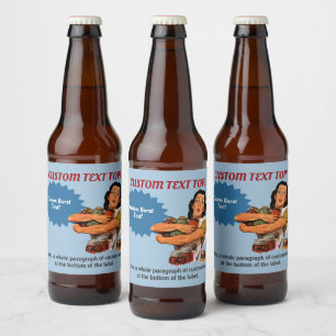 Etiqueta Para Botella De Cerveza Por Supuesto Que Puedo Ser Una Etiqueta De Botella