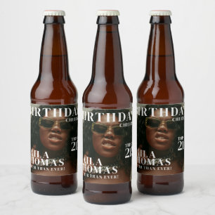 Etiqueta Para Botella De Cerveza Portada de revista personalizada para fiesta de cu