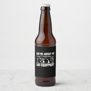 Etiqueta Para Botella De Cerveza Profesora de Química