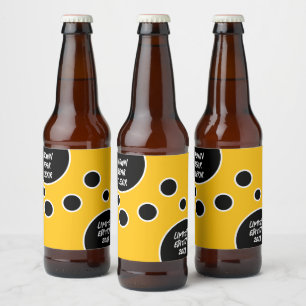 Etiqueta Para Botella De Cerveza Puntos modernos