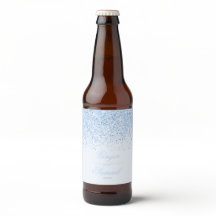 Purpurina azul del bebé suave