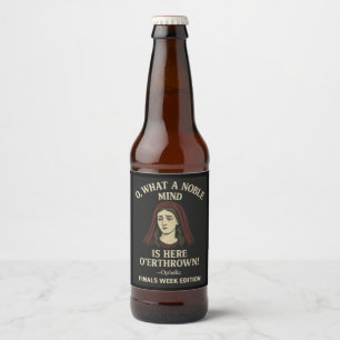 Etiqueta Para Botella De Cerveza Qué mente está trastornada