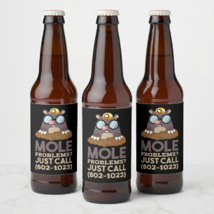 Etiqueta Para Botella De Cerveza Química - Problemas de los topes