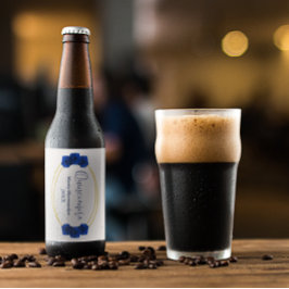 Etiqueta Para Botella De Cerveza Quinceañera geométrica real azul y oro