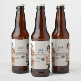 Etiqueta Para Botella De Cerveza Regalo de collage moderno | Etiqueta de cerveza de