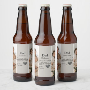 Etiqueta Para Botella De Cerveza Regalo de collage moderno   Etiqueta de cerveza de