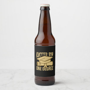 Etiqueta Para Botella De Cerveza Regalo de graduación   Más Caluroso En Un Grado