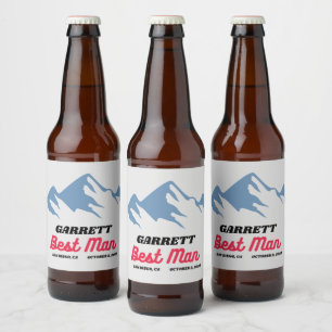 Etiqueta Para Botella De Cerveza Regalo de nombre personalizado de la propuesta de
