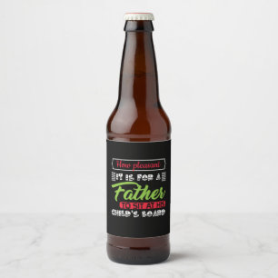 Etiqueta Para Botella De Cerveza Regalo para papá Es para un padre
