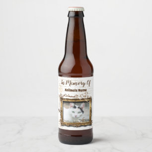 Etiqueta Para Botella De Cerveza Regalos conmemorativos del mascota Personalizado