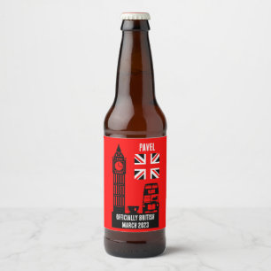 Etiqueta Para Botella De Cerveza Regalos de ciudadanía británica