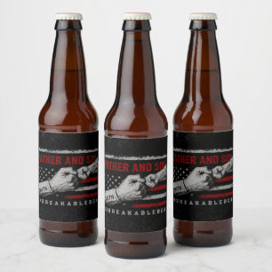 Etiqueta Para Botella De Cerveza Regalos del Día del Padre: Vínculo Irrompible entr