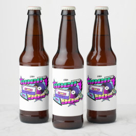 Etiqueta Para Botella De Cerveza regreso a los 90