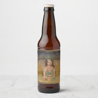 Etiqueta Para Botella De Cerveza Reina alfa (nombre y estilo)