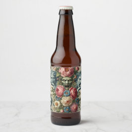 Etiqueta Para Botella De Cerveza Rhapsody Road - Pilar floral gótico