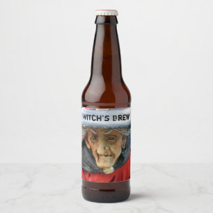 Etiqueta Para Botella De Cerveza Ropa de bruja - Etiqueta de cerveza
