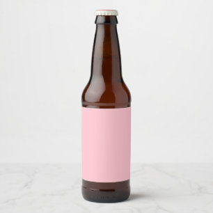 Etiqueta Para Botella De Cerveza Rosa