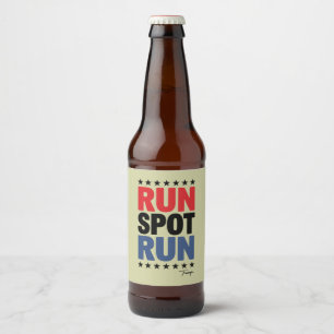 Etiqueta Para Botella De Cerveza Run Spot Run Trump 2024