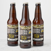Saludos y Cervezas por 62 Años de Cumpleaños Rústi