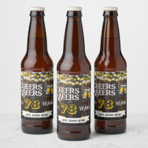 Saludos y Cervezas por 78 Años de Cumpleaños Rústi