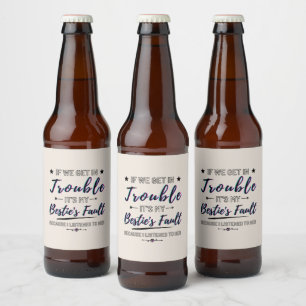 Etiqueta Para Botella De Cerveza Si Tenemos Problemas, Funny Etiqueta De Botella De