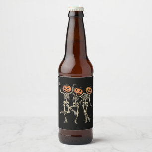Etiqueta Para Botella De Cerveza Temporada de espeleología de la calabaza de Hallow