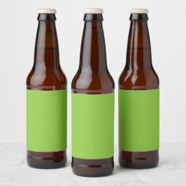 Etiqueta Para Botella De Cerveza Textura de fondo verde lima plano