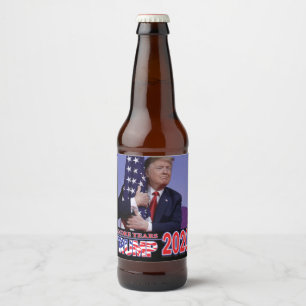 Etiqueta Para Botella De Cerveza Trump 2020 - 4 años más