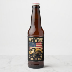 Etiqueta Para Botella De Cerveza Trump 2024 Ganamos Victoria Inauguración 2025
