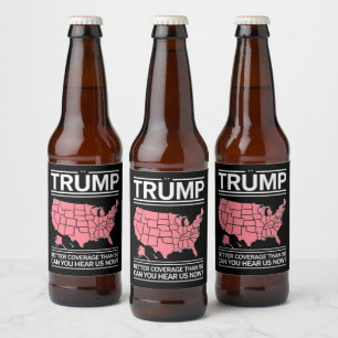 Etiqueta Para Botella De Cerveza Trump, mejor cobertura que 5G ¿Puedes escucharnos