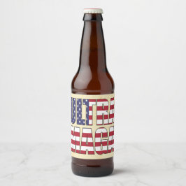 Etiqueta Para Botella De Cerveza Ultra MAGA Trump Supporter 🚗 EE.UU.