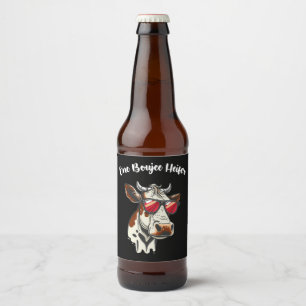 Etiqueta Para Botella De Cerveza Un Boujee Heifer Funny Cow Vintage Retro