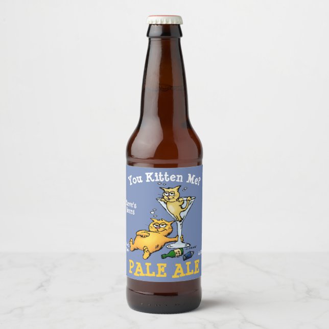 Etiqueta Para Botella De Cerveza Usted Kitten Me Personalizado Personalizado (Anverso)