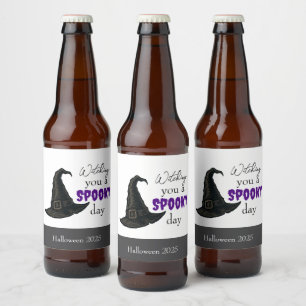 Etiqueta Para Botella De Cerveza Vibes de cocina - espeluznante y elegante  