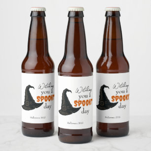 Etiqueta Para Botella De Cerveza Vibes de cocina - espeluznante y elegante  