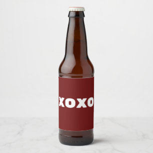 Etiqueta Para Botella De Cerveza Xoxo