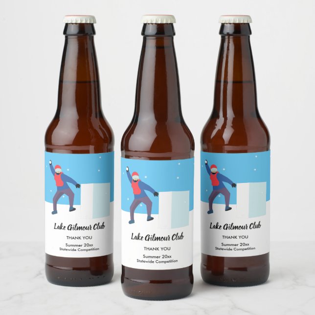 Etiqueta Para Botella De Cerveza Yukigassen (Botellas)