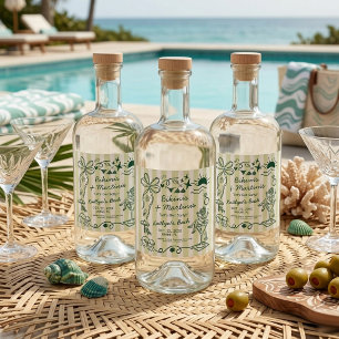 ETIQUETA PARA BOTELLA DE LICOR 