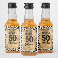 50.º Personalizado de oro del leopardo de los cump